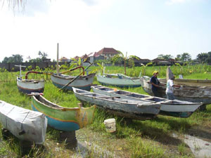 Balinese traditional fishing boat