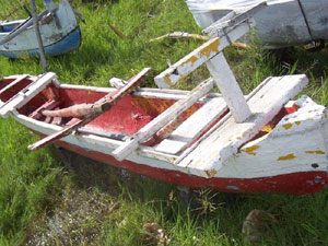 old fishing boat in good condition