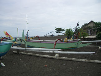 traditional small boat for fishing