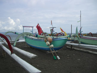elegance wooden fishing boat