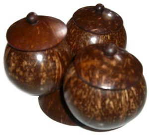 Bali coconut crafts