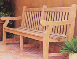 Bali garden bench