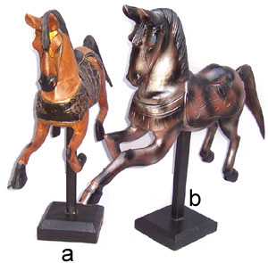 horse carving